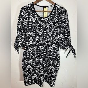 JADE Melody Tam Tribal Print Midi Dress SZ Small